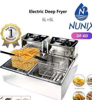 Nunix Double Deep Fryer 6l+6l