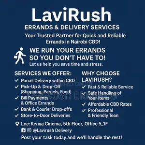 Same Day Delivery Within Nairobi