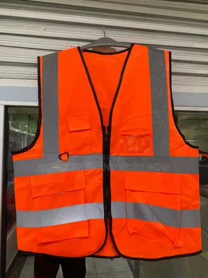 Orange Executive Reflectors With Double Reflective Tape.
