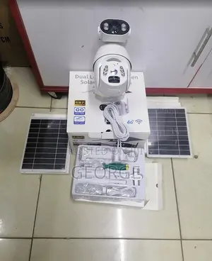 4g 6mp Dual Lens Dual Screen Solar PTZ Camera,