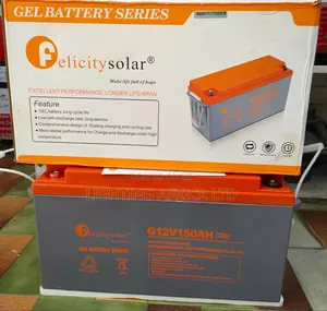 Felicity Gel 150ah/10hrs Solar Battery Heavy Duty