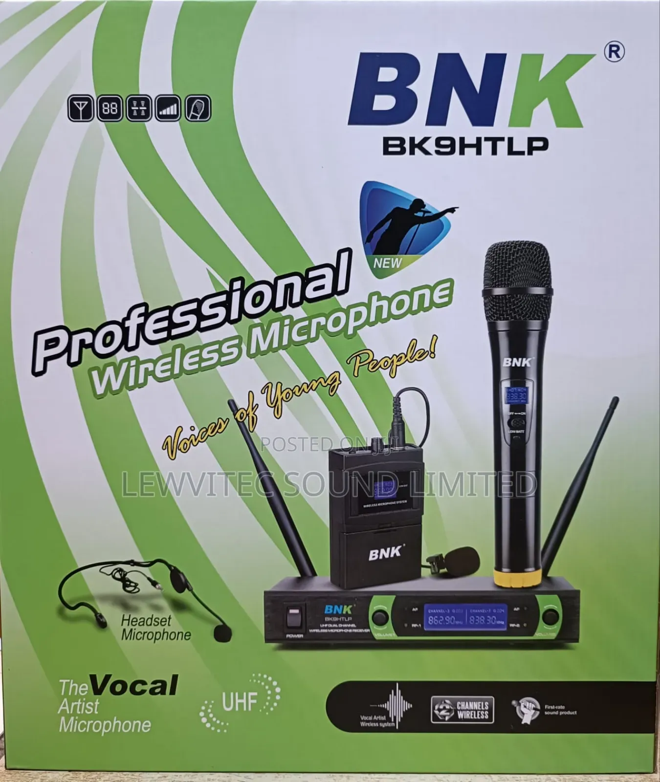 Bnk Professional Wireless Microphone