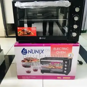 Nunix 20l Electric Oven For Baking And Grilling