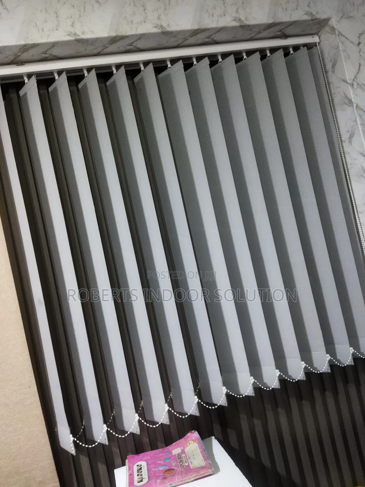 Grey Astonishing Vertical Blinds