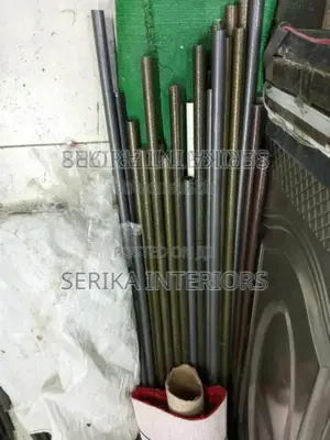 Powder Caoted Jua Kali Curtain Rods Environmental Friendly