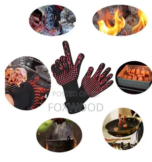 Grill Gloves,Heat Resistant BBQ Gloves