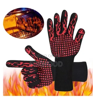 Grill Gloves,Heat Resistant BBQ Gloves