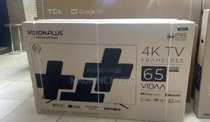 Vision Plus 65′′ Frameless V+ Os Smart Tv With Free Mount
