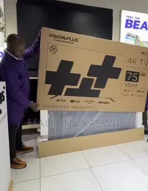 Vision Plus 75′′ Vp8875kv Frameless V+ Os Smart Tv
