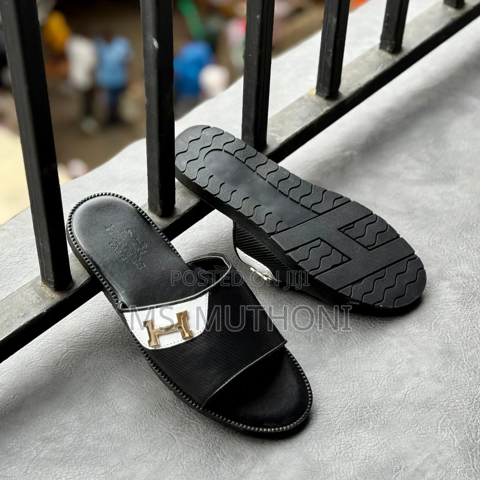 Black Gents Various Brands Sandals Size 39-45