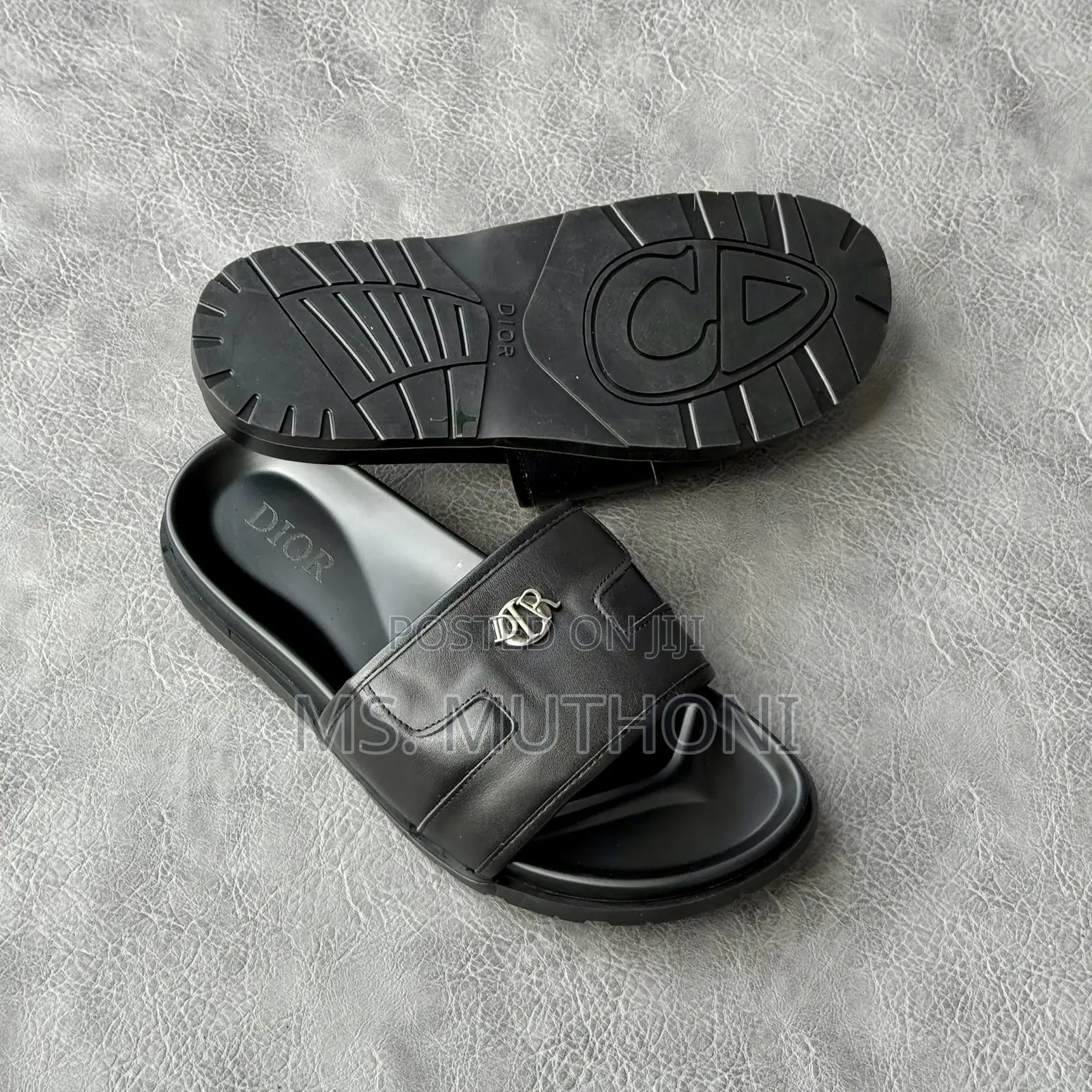 Black Gents Various Brands Sandals Size 39-45