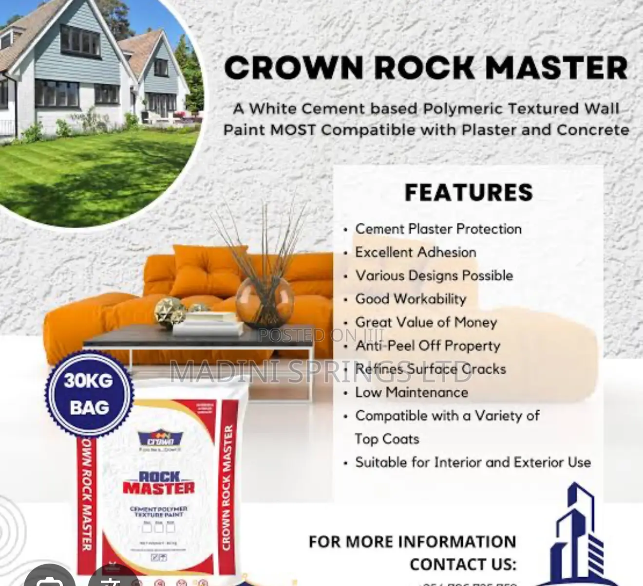 Crown Rockmaster - 30kgs, 1mm, 2mm, 3mm
