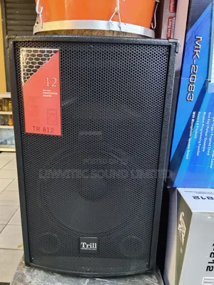 Wooden Trill Black Speaker