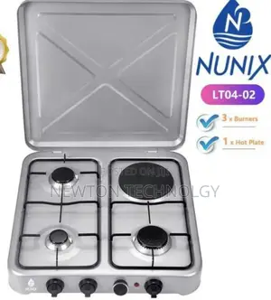 Nunix Table Top Cooker 3 Gas + 1 Electric