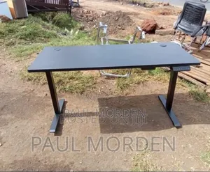 Black Standing Electric Adjustable Height Table