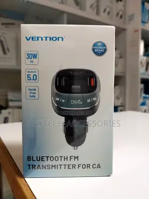 Vention 3-Port Usb Car Charger Modulator With Fm Transmitter