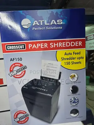 Atlas Af150 Crosscut Paper Shredder: (Up to 150 Sheets Auto)