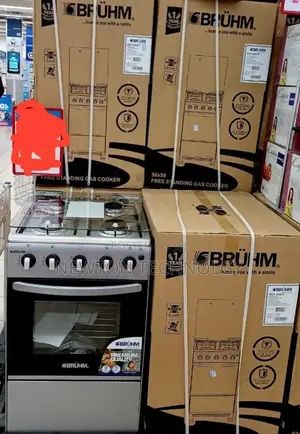 Stylish 50x55 Gas Cooker - Bruhm