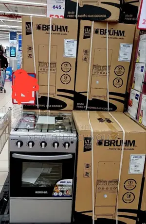 50*55 Bruhm Full Gas Standing Cooker