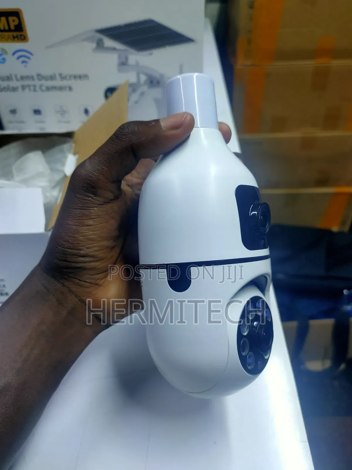 Bulb Camera Dual Lens With Wifi Connection