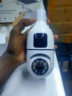 Bulb Camera Dual Lens With Wifi Connection