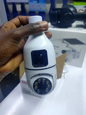 Bulb Camera Dual Lens With Wifi Connection