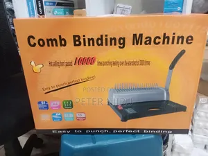 Comb Binding Machine
A4 Size Available