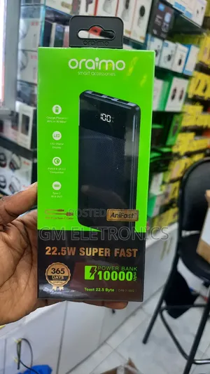 Oraimo Toast 22.5 Byte 10000mah 22.5w Power Bank.