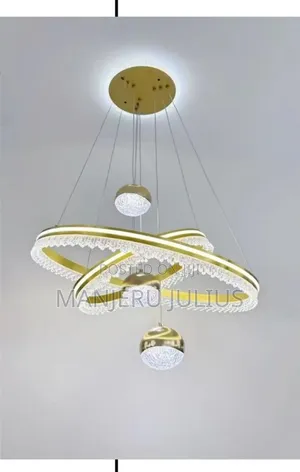 2rings Gold Led Chandelier Lighting