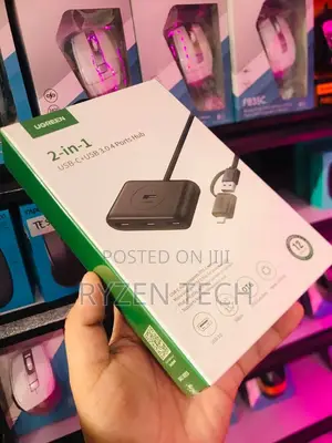 Ugreen Usb-C Usb-a 3.0 to 4-Port Hub 1m Black