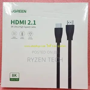 Ugreen Hdmi 2.1 Male to Male Cable Black 2m