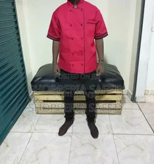 Customized Chef Jacket- Red