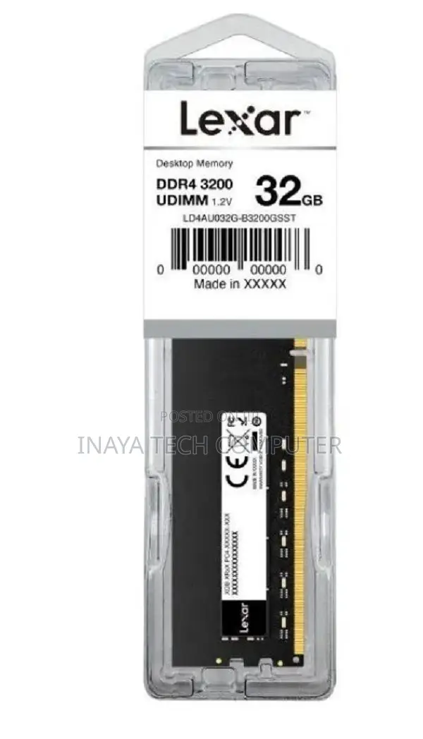 Lexar Desktop Ram Ddr4 32gb 3200