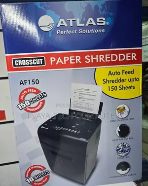 Atlas Af150 Crosscut Up to 10 Sheets Paper Shredder: