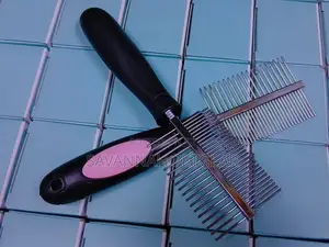 Double Sided Stainless Steel Round Teeth Combs for Grooming