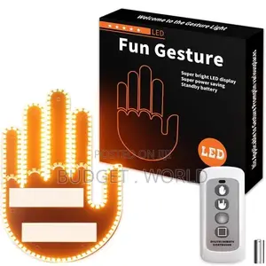 Car Finger Light With Remote Control