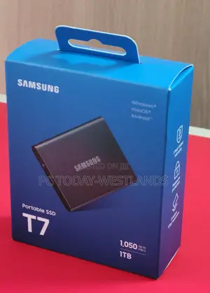 Samsung T7 Portable Ssd, 1tb External Speeds Up to 1,050mb/S