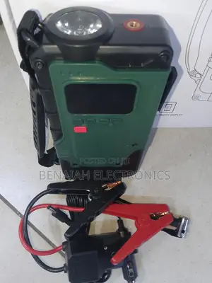 Portable Car Jump Starter With Inflator Torch Phone Charger