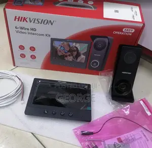 Easy to Operate 4-Wire Hd Video Intercom Kit Model.