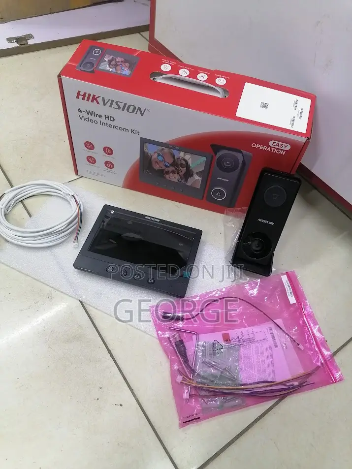 Wired Video Intercom System, 7 Inches Video Doorbell