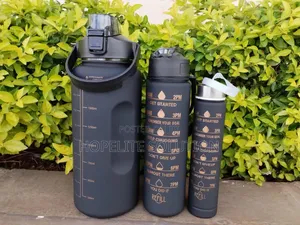 3 in 1 Motivational Water Bottle