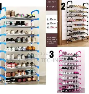 8 Tier Adjustable Shoe Rack