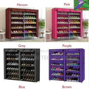 Double Column Shoe Rack 12ties
