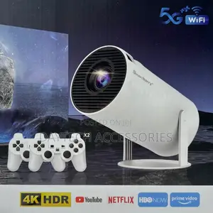 2-in-1 Ultimate 1080p Hd Gaming Projector With Android 11