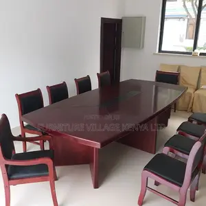 Office Table:240cm Reliable Mahogany Board Room Office Table
