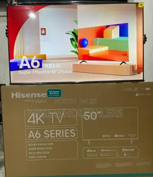 *Hisense Smart Tv 50"A6* *.Frameless* *.Bluetooth* *.