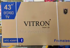 *Vitron 43" Smart Android Frameless With Bluetooth