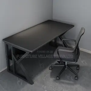Office Desk:1.2 Meters Home Studying Desk-Steel Frame Base