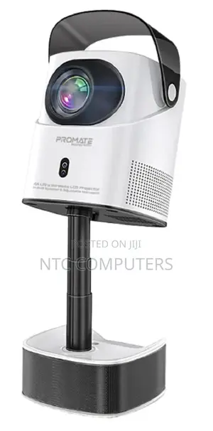 Promate Wireless Ultra Hd DLP Projector With Built-in Hi