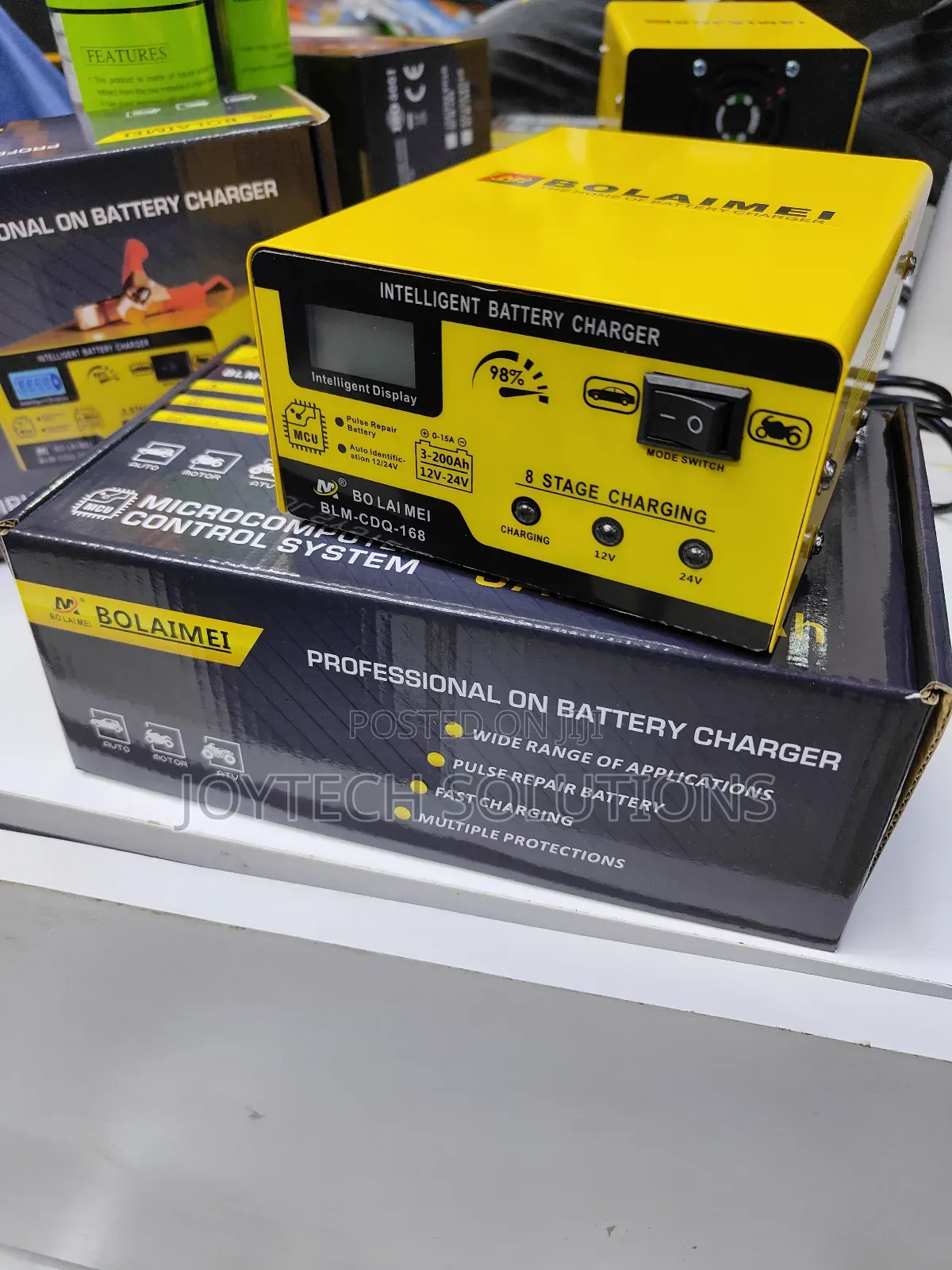 Eight Stages Battery Charging Machine. 12/24 Votes